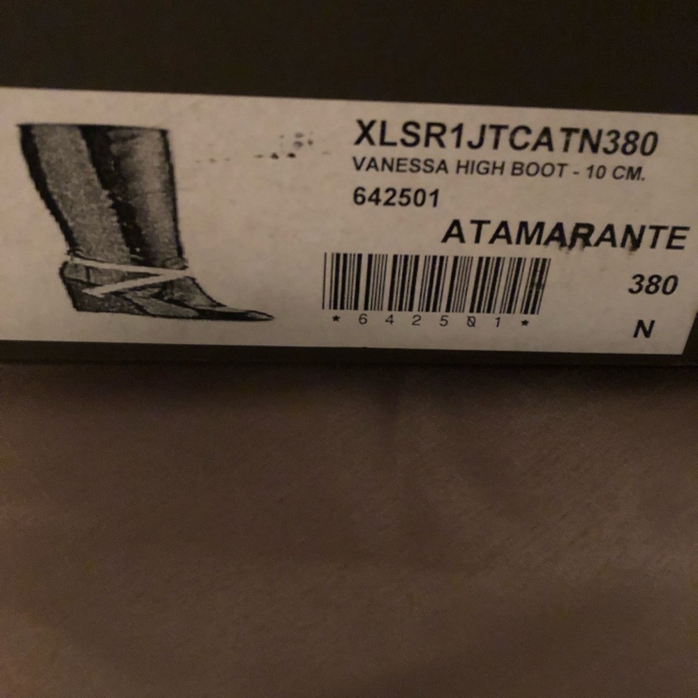 Louis Vuitton patent leather wedge knee boots - Picture 3 of 6